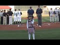 Breanna Romer - National Anthem w/fighter jets