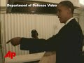 Raw Video: Obama Visits With Troops
