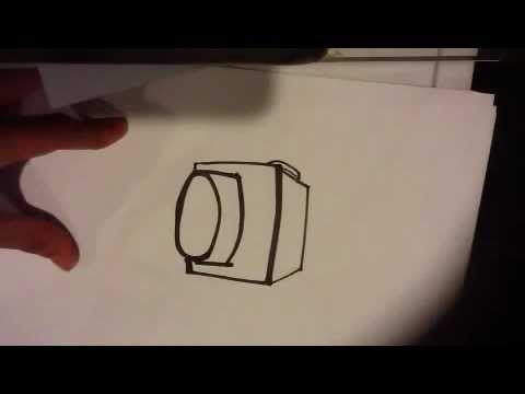 how to draw a camera