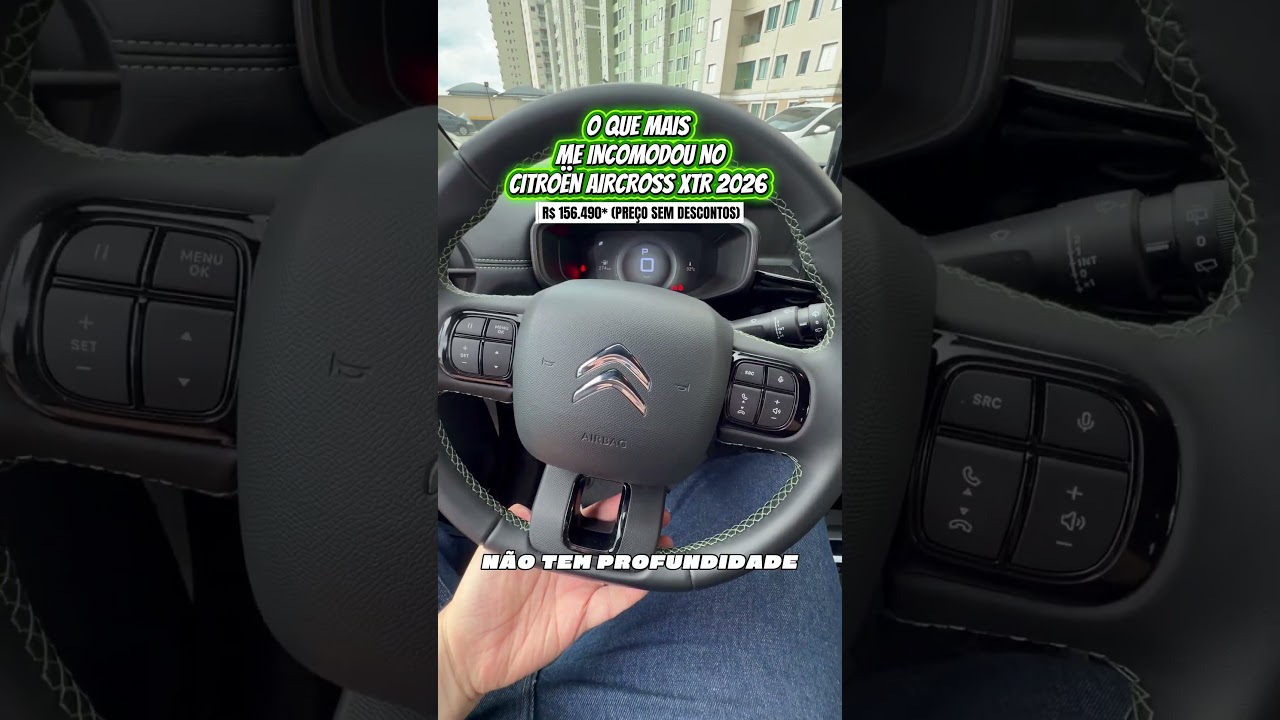 3 coisas que IRRITAM no Citroën Aircross XTR! ❌🚙