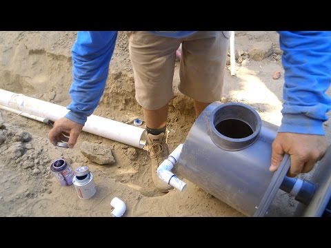 how to drain small pond