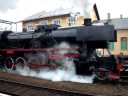 Dampflok abfahrt-Ty2 911 rusza ze stacji Rzesz�w G?