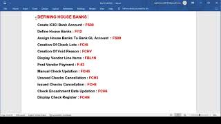 24 Define House Banks in Sap Fico _ Account Payabl