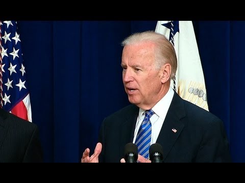 Biden - Vice President Joe Biden highlights the Obama administration's significant progress on its plan to reduce gun violence that was announced in January, includi...