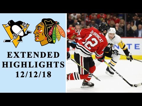 Video: Pittsburgh Penguins vs. Chicago Blackhawks | EXTENDED HIGHLIGHTS | 12/12/18 | NBC Sports