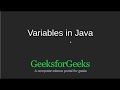 what does it mean to initialize a variable in java