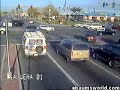 Car Runs A Red Light Almost A Major Accident
