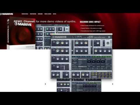 Native Instruments MASSIVE demo of some sounds by REWO