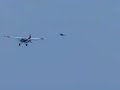 �rmelkanal ohne Flugzeug �berquert