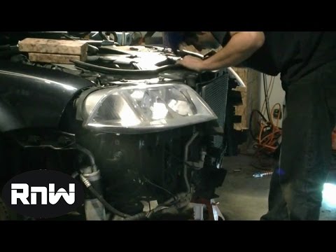 How to replace the Timing belt on a 2004 VW Passat Audi 1 8L Turbo Engine Part 1