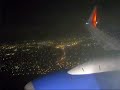 Southwest 737 night landing Oakland