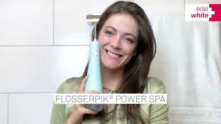 Іригатор для ротової порожнини Edel+White Flosserpik Power Spa портативний 4 насадки Іригатор для ротової порожнини Edel+White Flosserpik Power Spa портативний 4 насадки