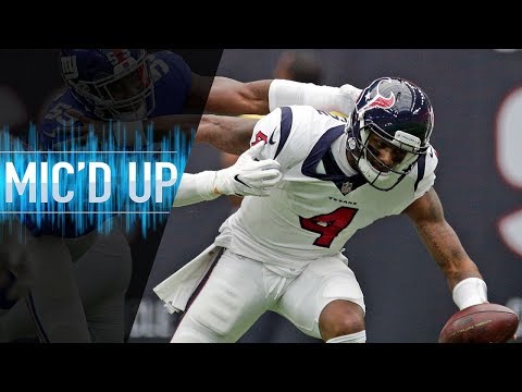 Video: Deshaun Watson Mic'd Up vs. Giants in Home Opener | NFL Films