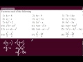 GCSE Tutorial Factorising Algebraic Expressions GCSE Maths Algebra GCSE Tutorial Factorising Algebraic Expressions GCSE Maths Algebra