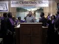Pastor John A. Wynn preaching