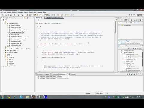 how to set ejb transaction attributes