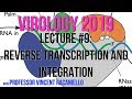 Reverse Transcription and Integration -Virology Lectures 2019 #9: 