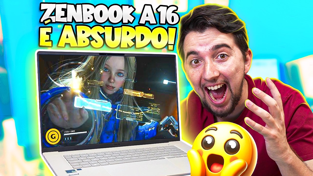ACABOU PARA O M5! O novo Snapdragon X2 Elite Extreme RODA JOGOS e é MAIS FORTE! Asus Zenbook A16