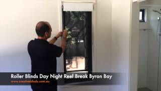 Roller Blinds Day Night Reef Break Byron Bay