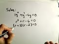 Homogeneous Second Order Linear Differential Equations Homogeneous Second Order Linear Differential Equations