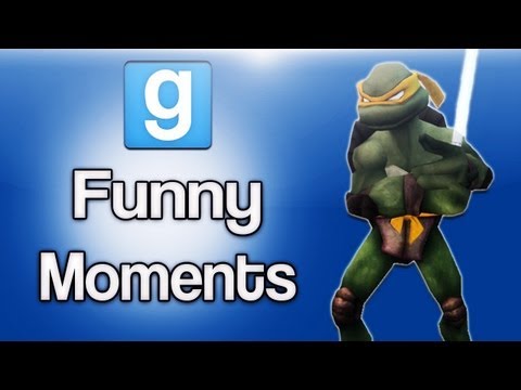 Gmod Funny Moments Ep. 8 (Jedi Ninja Turtle, Dragons, Sandbox Fun)