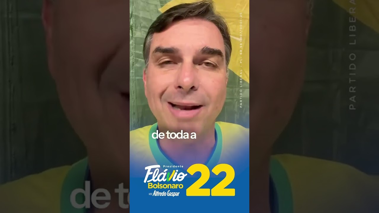 Começa o resgate do Brasil: Flávio assume a missão de vencer o PT e mudar o país