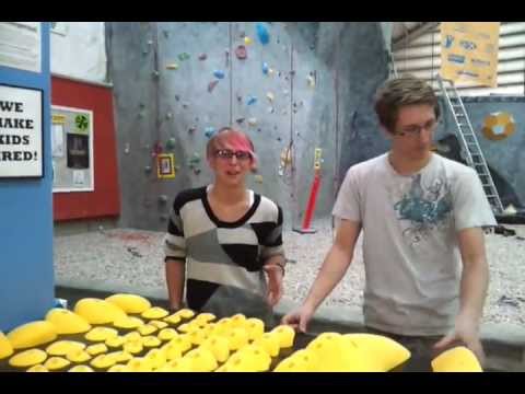 how to fasten climbing holds