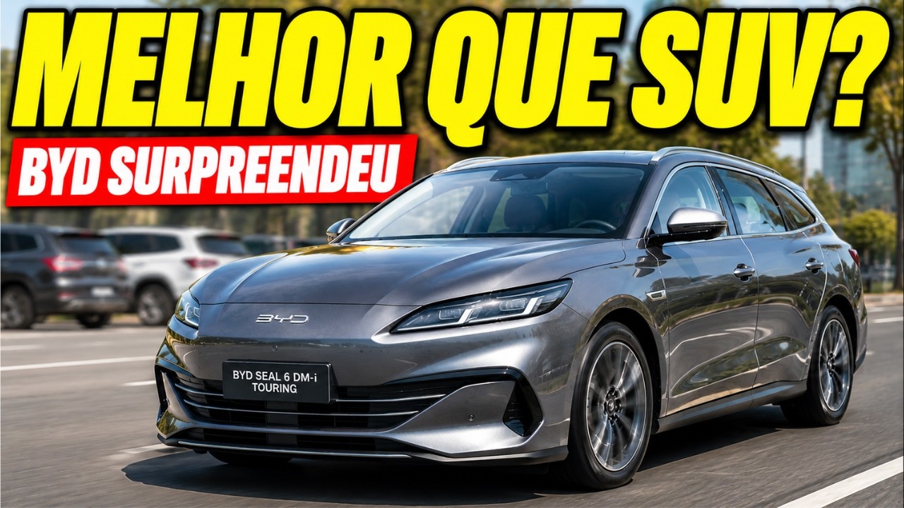 Adeus SUVs? Nova BYD Seal 6 Touring Tem Consumo Surpreendente e 1.350 km de Autonomia!