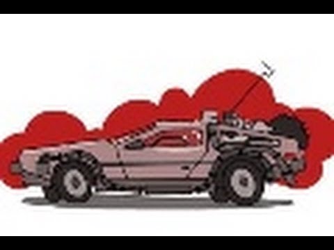 video-linktoworks-How to draw The DeLorean Time Machine from Back To The...