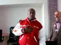 Wyclef Jean and the professor