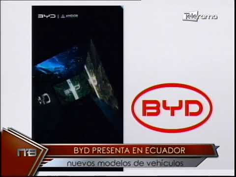 BYD presenta en Ecuador nuevos modelos de vehículos