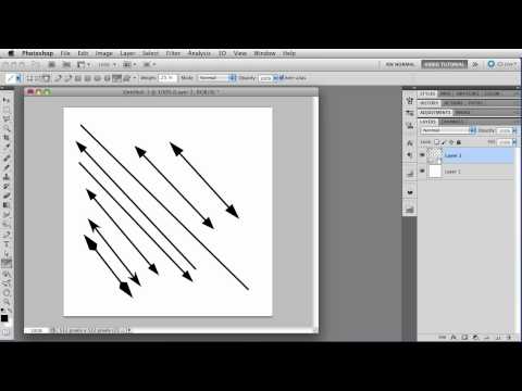how to draw arrow in photoshop