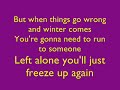 melt the snow by sw