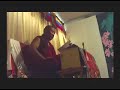 April 29, 2008. This was the practice and teaching portion of the Medicine Buddha Empowerment Event held in Orlando, April 28 and 29, 2008 at the home for the Drigung Theksum Chöling or the Orlando Tibetan Buddhist Meditation and Dharma Group. The Drigung Theksum Chöling is a Dharma and Meditation Group which practices both Basic forms of meditation as well as Tibetan (Vajrayana) Buddhist practices. Join us at meditation.meetup.com/558   Visit orlandodharma.org  The group was officially consecrated on Febuary 11th, 2007 by our Spiritual Advisor, Drupon Thinley Nyingpo Rinpoche and is under the direction of Konchog Shenphen, the group's co-founder. The Drigung Kagyu Lineage is one of the Kagyu lineages which was founded 852 years ago, by the great spiritual master, Kyoba Jigten Sumgon. This is part 1 of the Medicine Buddha teachings which shows the empowered students reciting refuge prayers, generating Bodhichitta, reciting offering prayers while the Rimpoche demonstrates the mudras (hand gestures) that flow along with the traditional prayer offerings of 7 bowls filled with water for drinking, water for bathing the feet, flowers, incense, light from a lamp, perfumed water, fresh food, and music in the air.