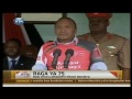 President Uhuru hands over flag to 7s team ( Swahili)
