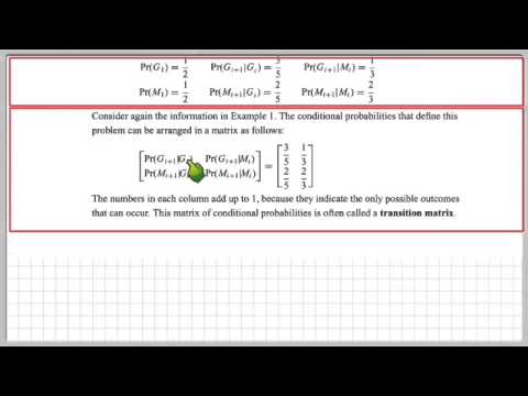 MM16A Using Matrices to Represent Conditional Probability | Mr Woolfe's ...