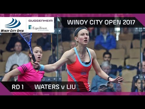 Squash: Waters v Liu - Windy City Open 2017 Rd 1 Highlights