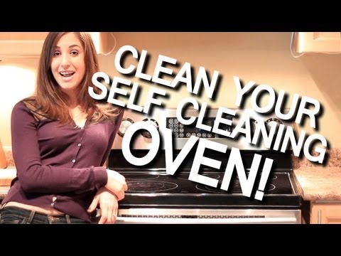 how to clean an oven with self clean