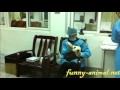 Feeding panda baby milk