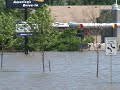 Sonics \"Boat through\" flooding in Coralville, Iowa 2008