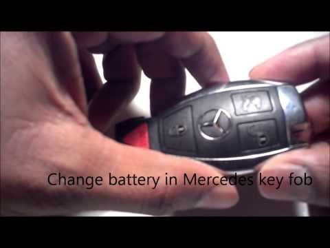 how to change battery in mercedes key