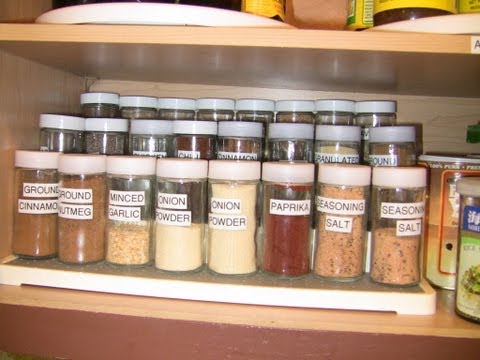 how to organize spices