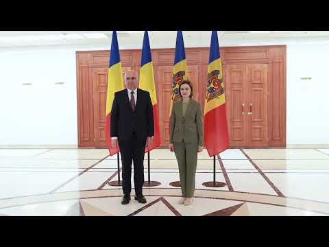 Președinta Maia Sandu s-a întâlnit cu Prim-ministrul României, Ilie Bolojan