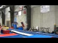 Oakville Gymnastics Club tumbler Jonathan Meehan twist pass TU Oct 27 2011 1.MOV