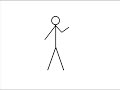 Simple Animation of Stick Man Exploding