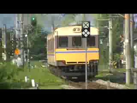 JR江原駅を発車するサンパチ