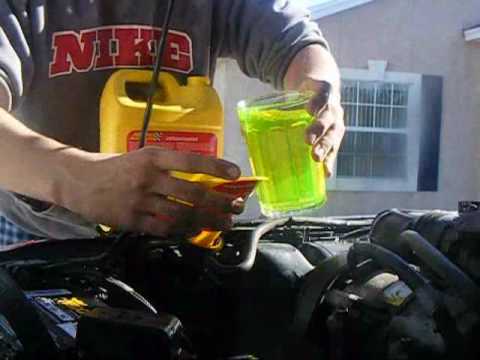 how to flush cooling system pt cruiser