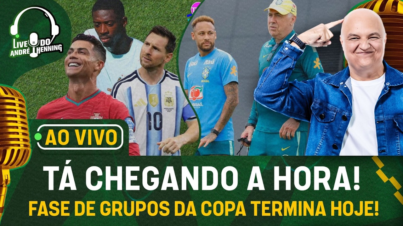 Ao Vivo: Dia Absurdo De Copa! Cristiano, Messi E Kane Em Campo; Brasil X Japão; Show Do Dembelé