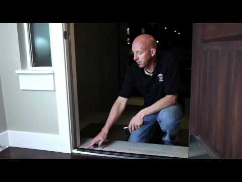 how to replace a threshold on an exterior door