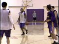 Lakers Fight in Practice! (Mbenga vs Mihm)